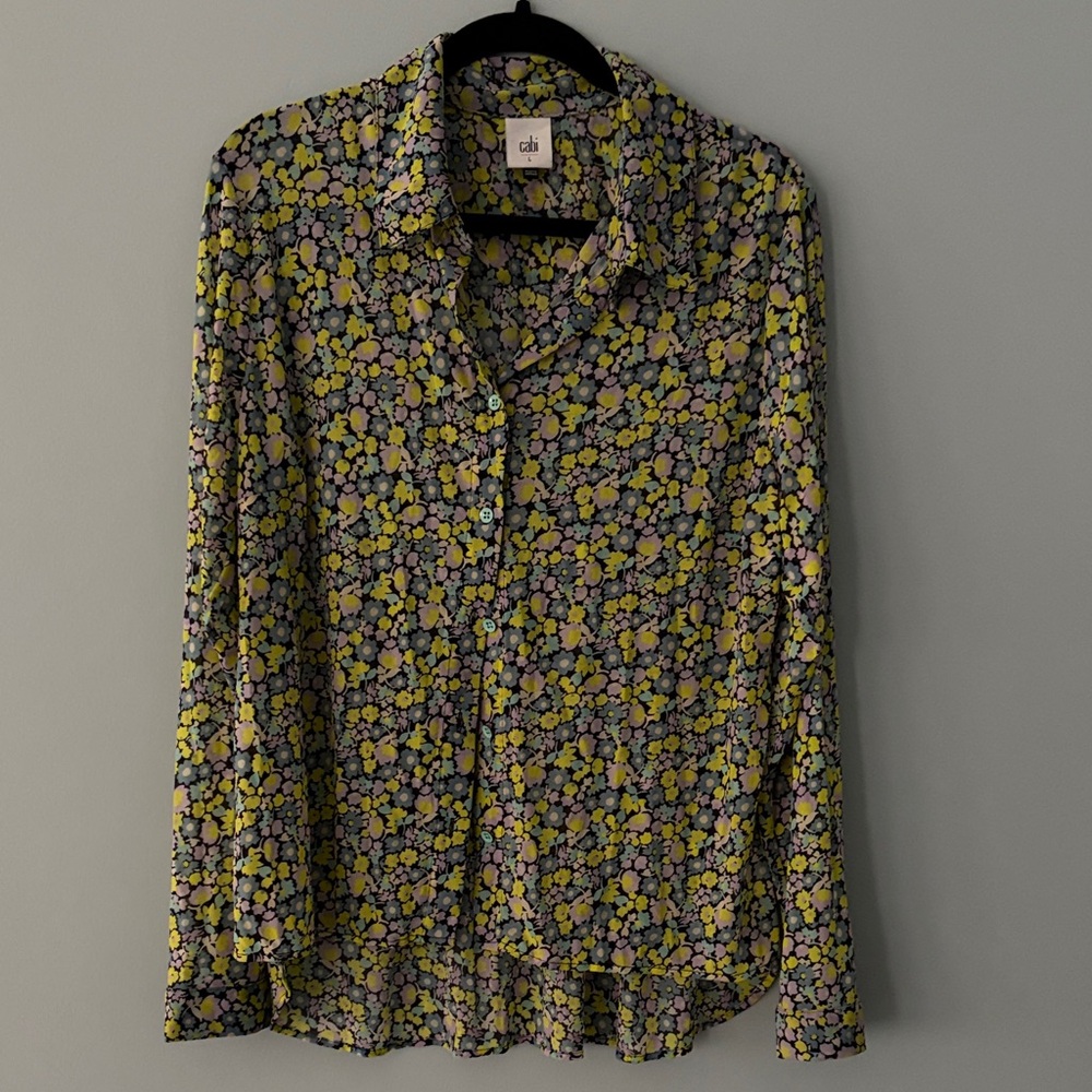 CAbi Mesh Get Together Blouse
